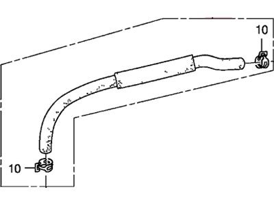 Acura 46408-SDA-A02 Master Power Tube A