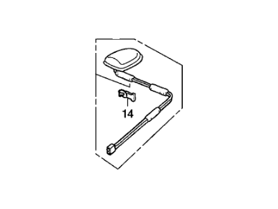 8-97810-187-1 Acura Molding, Driver Side Body Side Drip Illustration 1 of 1