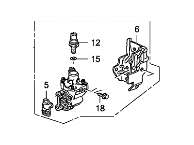 Acura 15810-RAA-A03 Spool Valve Assembly