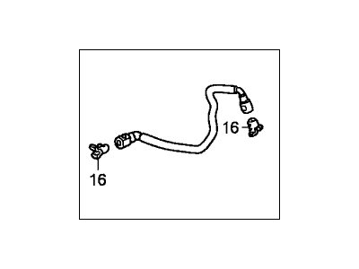 Acura 16720-RCA-A01 Fuel Feed Hose