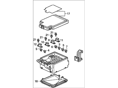 8-97032-976-1 Acura Seat, Torsion Bar Illustration 1 of 1