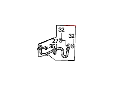 1995 Acura Integra Brake Line - 01466-SR3-903