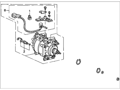 8-97148-639-8 Acura Harness Engine, Ecgi Illustration 1 of 1