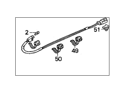 Acura 37700-SR3-A02 Lamp Assembly, Indicator (At)