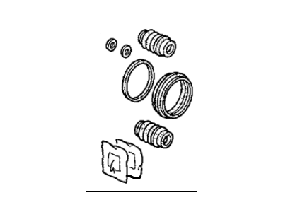 Acura 01463-S04-V01 Front Caliper Set