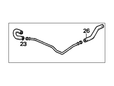 Acura 17742-S5A-A32 Tube, Canister Drain