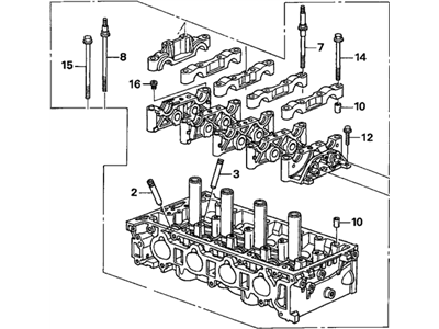 2005 Acura RSX Cylinder Head - 12100-PNC-010