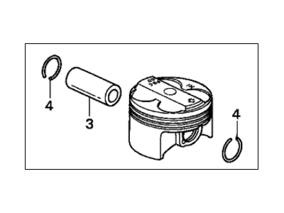 Acura RSX Pistons - 13030-PNC-010