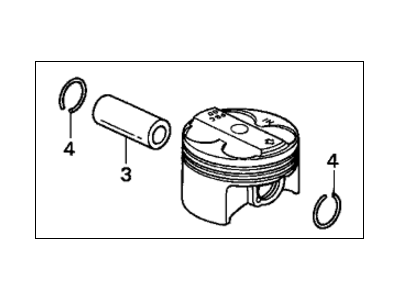 2005 Acura RSX Pistons - 13010-PNC-000