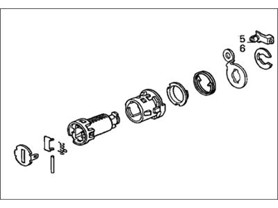 Acura 06721-S73-A01 Cylinder Kit, Passenger Side Door