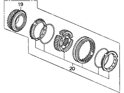 Acura 23444-PPT-315 Third Gear Set