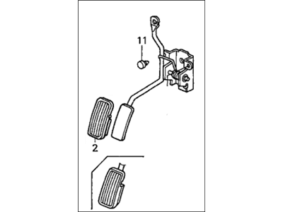 Acura 17800-S6M-A03 Accelerator Pedal Assembly