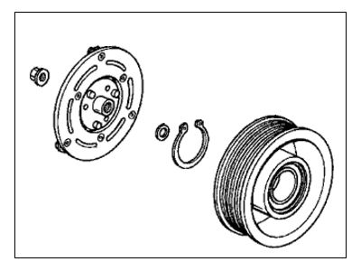 2002 Acura RSX A/C Clutch - 38900-PND-006