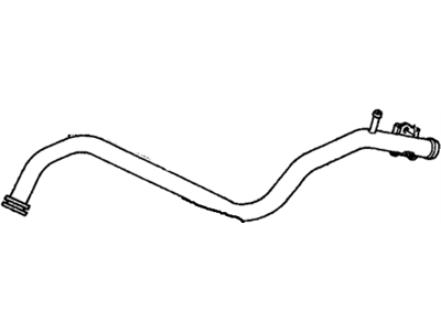 Acura 19510-PRB-A00 Water Pump-Heater Hose