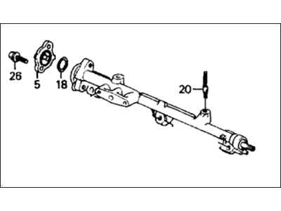 16620-PG7-660 Acura Line Assembly, Main Fuel Illustration 1 of 1
