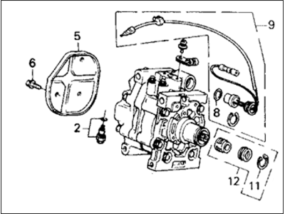 Acura 8-97149-390-1 Retainer, Crankshaft 8-97149-390-1 Acura Retainer, Crankshaft Illustration 1 of 1