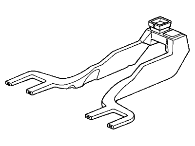 Acura 83331-SR4-A00 Duct, Rear Heater