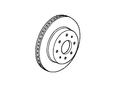 Acura 45251-SCC-901 Front Brake Disk