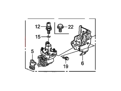 Acura 15810-PRB-A03 Spool Valve Assembly