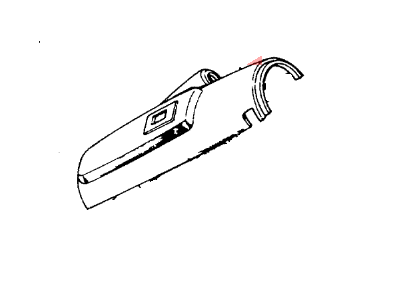 Acura 90850-SB6-000 Grommet, Tailgate Wire Harnesshole (44X25) 90850-SB6-000 Acura Grommet, Tailgate Wire Harnesshole (44X25) Illustration 1 of 1
