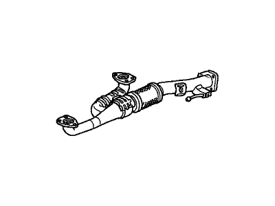 2007 Acura TL Exhaust Pipe - 18210-SDB-A01