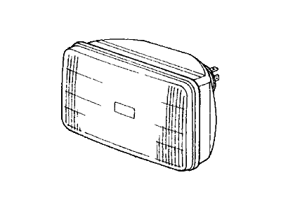 74890-SW5-A01ZE Acura Garnish, Rear License (Taffeta White) Illustration 1 of 1