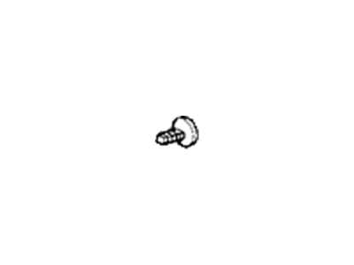 Acura 90667-SA7-003ZB Clip, Mat (5Mm) (Black)