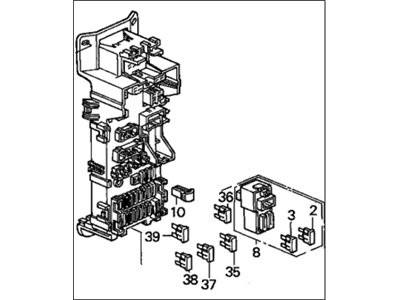 8-94435-371-0 Acura Shim, Final Drive Pinion (T=2.24) Illustration 1 of 1