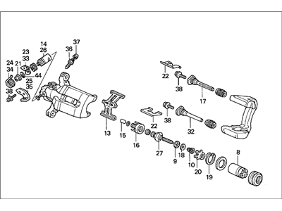81592-SV1-L32ZD Acura Cover, Left Front Foot Rail (Outer) (Mild Beige) Illustration 1 of 1