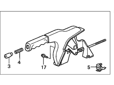 83555-SD4-003ZG Acura Louver, Driver Side Door Lining (Silky Ivory) Illustration 1 of 1