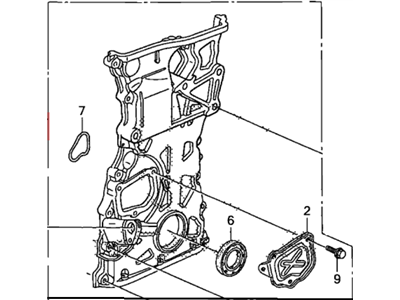 Acura RSX Timing Cover - 11410-RRA-A00