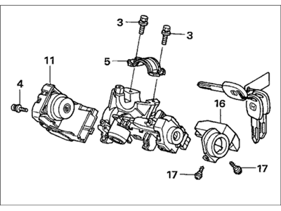 Acura 76408-SE3-003ZB Cover, Stay (Lofty Blue) 76408-SE3-003ZB Acura Cover, Stay (Lofty Blue) Illustration 1 of 1