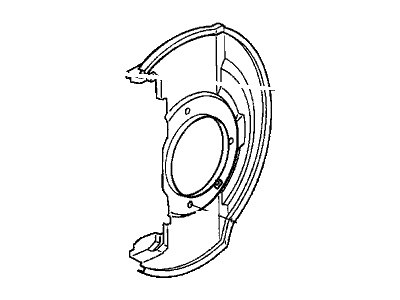 Acura Brake Backing Plate - 45255-SEA-000