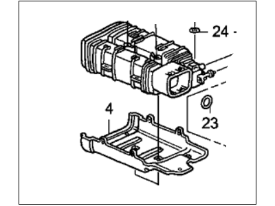 2004 Acura TSX Vapor Canister - 17011-SDA-A00