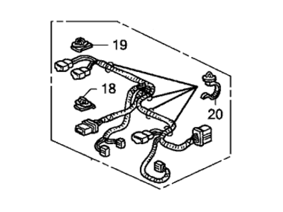 Acura 81606-SDB-A70 Cord, Driver Side Power Seat (8Way)