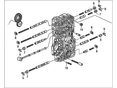 2005 Acura RL Valve Body - 27000-RJB-020