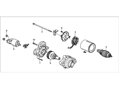 Acura CL Starter Motor - 06312-PAA-507RM