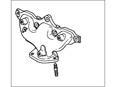 Acura 18000-P8A-A01 Manifold Assembly, Front Exhaust