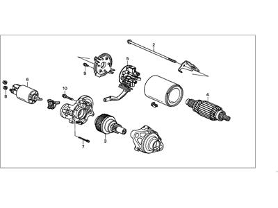 1999 Acura TL Starter Motor - 06312-P8A-506RM