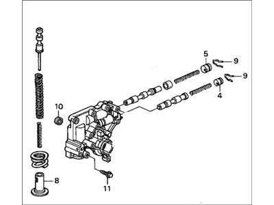 Acura 27200-P7X-000 Body Assembly, Regulator