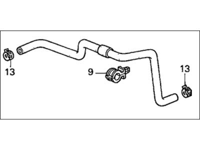 Acura 46402-S87-A00 Master Power Tube Assembly