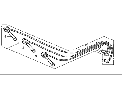 1998 Acura CL Spark Plug Wire - 32722-P8A-405