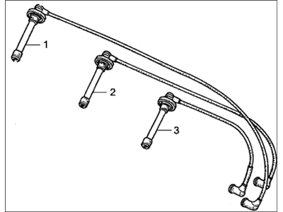 Acura 32720-P8A-405 Wire, Rear Ignition (Sumitomo)