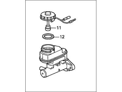 Acura 46100-S84-A52 Master Cylinder Assembly