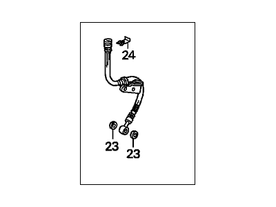 2001 Acura CL Brake Line - 01464-S84-A01