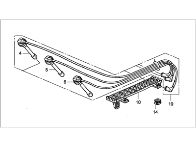 32722-P8C-A01 Acura Wire Assembly, Front Ignition Illustration 1 of 1