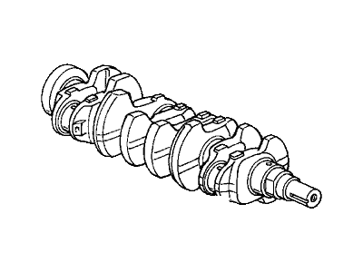 1998 Acura CL Crankshaft - 13310-ZW5-000