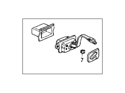07RAB-TB4010B Acura Flange Holder Illustration 1 of 1