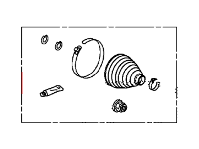 Acura 44017-TR0-A11 Boot Set, Inboard