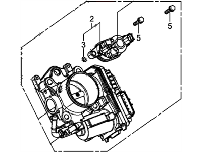 2015 Acura ILX Throttle Body - 16400-R1B-A01